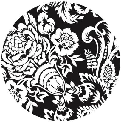 Felicia Black and White Car Coasters - Set of 2