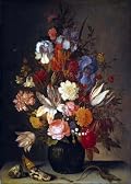 Still Life with Flowers Balthasar van der Ast Art Print
