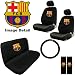 11PC FC Barcelona Low Back Seat Covers Bench Seat Cover Shoulder Pads Steering Wheel Cover Head Rest Covers Combo Kit