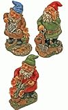 Single, Garden Gnome Gardener Collectible Figurine 8.5