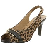 Annie Shoes Womens Gaynor Peep Toe Slingback Pump