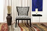 Baxton Studio Courtney Modern Zebra Pattern Club Chair Baxton Studio Courtney Modern Zebra Pattern Club Chair