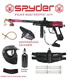 Paintball Spyder Electronic FACTORY REFURBISHED Pilot N2o/HPA Nitro MEGA Deluxe Set with Electronic Loader