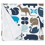 DwellStudio Baby Gio Stroller Blanket, Aqua