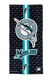 Florida Marlins Fiber Reactive Beach Towel