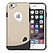 iPhone 6 Plus Case, Slicoo® [Lifetime Warranty] Dual-layer TPU Rubber Protective Carrying Cover Case for iPhone 6 Plus (5.5 inch) (Glod)