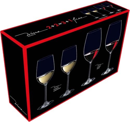 Riedel Wine Series Mixed Cabernet/Viognier Glasses, Set of 4