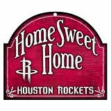 NBA Houston Rockets 11-by-9 Wood Home Sweet Home Sign