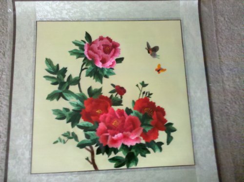 Chinese Suzhou Embroidery Collection - Chinese Subshrubby Peony - Medium size