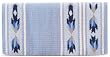Mayatex Saddle Blanket - Texas Rose - Romantic Blue/Chalk Blue
