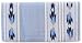 Mayatex Saddle Blanket - Texas Rose - Romantic Blue/Chalk Blue