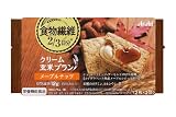 アサヒ フードアンドヘルスケア クリーム玄米ブラン 食物繊維メープルナッツ 72g(2枚×2袋)×6個