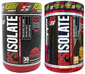 Pro Supps Isolate Powder Chocolate 36 Serv/Glazed Doughnut 38 Serv (1 of Both)