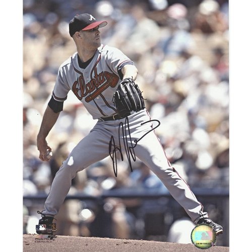 Tim Hudson Autographed Atlanta Braves (Grey Jersey) 8x10 Photo