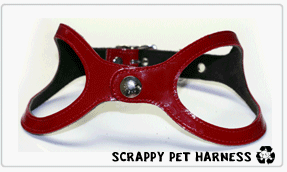 Childrens Toyshop  Sporting Goods : Step in Scrappy Pets Leather Dog Harness (Eco-Friendly)
