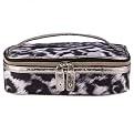 Sonia Kashuk Gray Cheetah Small Train Case