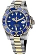 Rolex Blue Submariner Oyster Bracelet Mens Watch 116613-BLSO