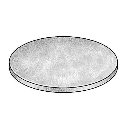 Felt Disc, F1 Grade, 1/4 In Thick, 4 In Dia