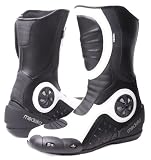Modeka Stiefel Donington schwarz/weiss 43 Modeka Stiefel Donington schwarz/weiss 43