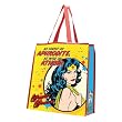 Vandor 75273 Wonder Woman Large Recycled Shopper Tote, Multicolored