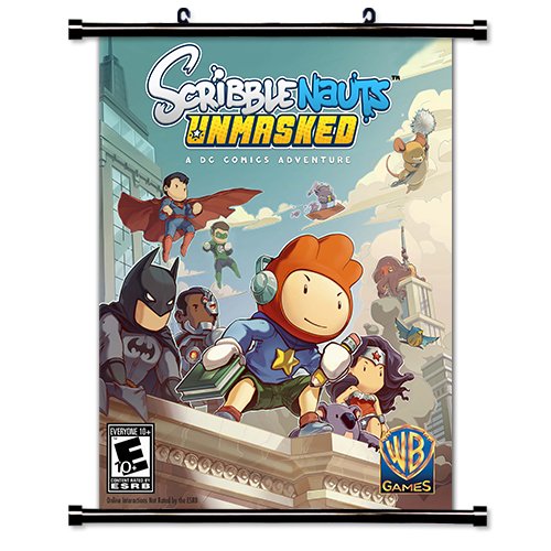 Scribblenauts Unmasked A DC Comics Adventure Game Fabric Wall Scroll Poster (16x20) Inches