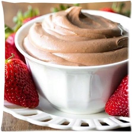 nutella Fashion beautiful Pillow Case Pillow Cover 18 x 18 Inch (Twin?sides)