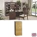 Home Office Furniture - Fully Assembled - Filing Cabinet - Walnut - Wood Handles - Three Drawer - Wood Effect... WE ALSO MAKE: computer desk table stand workstation STORAGE FOR: PC Mac CPU laptop notebook accessories printer scanner copier shredder monitor screen keyboard mouse speakers