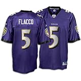 Ravens - Reebok Men's NFL Team Color Replica Jersey - Flacco, Joe ( sz. L, Purple : Flacco, Joe : #5 : Ravens )
