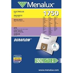 Menalux 1750 / 5 Staubbeutel / Duraflow / AEG / Dirt Devil / Progress / Privileg / Tchibo