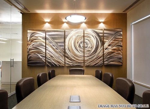 Spiral of Emotions 2 XL Metal Wall Art Contemporary Office Decor Abstract Wall Sculpture