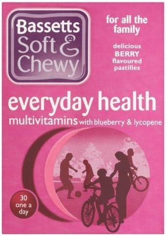 Bassett's Soft & Chewy Everyday Health Multi Vitamins - Blueberry & Lycopene Flavour 30 Pastilles by Ernest Jackson