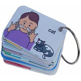 BSL Signs & Symbols First Words Keyring, Sign Language Graphics by Cath Smith (LET's SIGN Series) & PCS Symbols