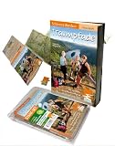 Traumpfade Start-Set - Buch mit Topografischer Karte des LVermGeo, GPS-Daten und Anstecker in praktischer G&uuml;rteltasche - Die besten 19 Rundtouren an Rhein, Mosel und in der Eifel. - Ulrike Poller, Wolfgang Todt