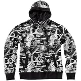 Globe Mens Sweatshirt Sound System Zip Black