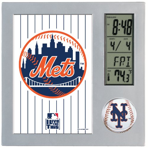 MLB New York Mets Digital Desk Clock