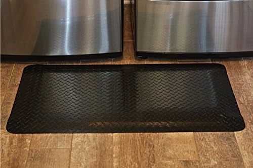 Diamond Plate Anti-fatigue Comfort Mat (Black)