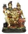 Divine Family: Shiva Parvati Ganesh Statue