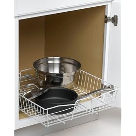 <b>ClosetMaid 3049 Kitchen 19" Cabinet Organizer, white</b>