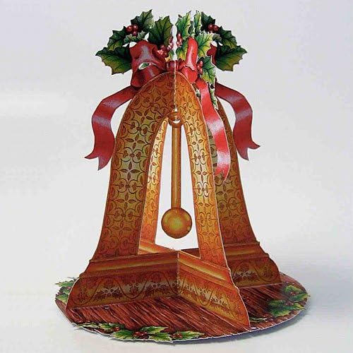 Duckling Greeting Cards - 3D Laser Cut - CHRISTMAS BELL