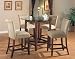 Kitchen & Housewares : 5 Piece Round Counter Height Table Set By Coaster Furniture