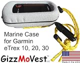 Garmin eTrex 30 20 10 30j 20j 10j Case in 'Marine White' Made in the USA. Search 'GizzMoVest' for all models.