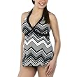 Liz Lange® for Target® Chevron Tankini Stripe - White