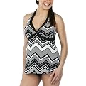 Liz Lange® for Target® Chevron Tankini Stripe - White