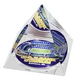 NFL Baltimore Ravens M&T Bank Stadium Crystal Pyramid Paperweight