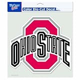 NCAA Ohio State Buckeyes 8-by-8 Inch Diecut Colored Decal NCAA Ohio State Buckeyes 8-by-8 Inch Diecut Colored Decal