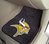 Minnesota Vikings NFL Printed Carpet Car Mat 2 Piece Set