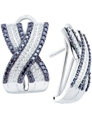 14KT White Gold 1.50 CTW Diamond Fashion Earring