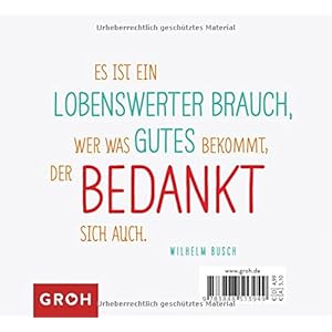 Das kleine Dankeschön-Buch