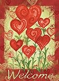 Toland Home Garden Garden Hearts 12.5 x 18-Inch Decorative USA-Produced Garden Flag