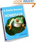 ..A Kindle Browser HOMEPAGE ...ONE CLICK to NEWS, GMAIL, YAHOO mail, election coverage in Kindle's browser